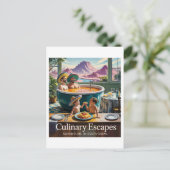 Surreal Soup Hot Tub Adventures Advertisement ポストカード (スタンド正面)