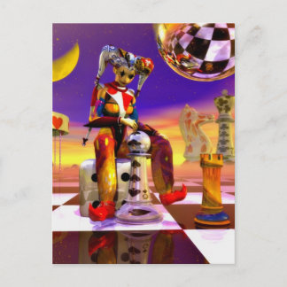 Surreal Time by Lenny metaphysical art ポストカード