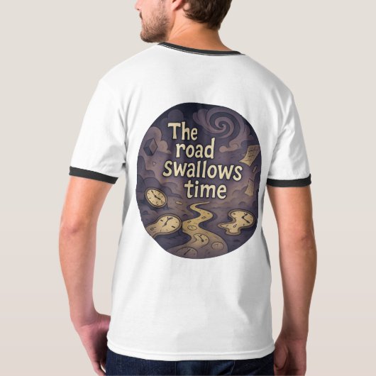 Surreal Time VortexグラフィックTシャツ Tシャツ (裏面)