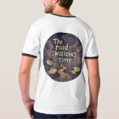 Surreal Time VortexグラフィックTシャツ Tシャツ (裏面フル)