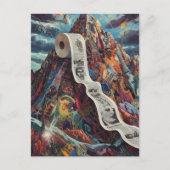 Surreal Toilet Paper Mountain ポストカード (正面)