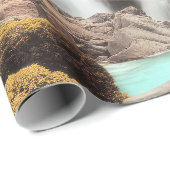 Surreal Tropical Valley With Waterfalls ラッピングペーパー (ロールコーナー)