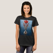 Surreal Tulip Fantasy Art T-Shirt Tシャツ (正面フル)