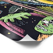 Surreal Underground Comix Psychedelic Art poster ポスター (コーナー)