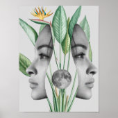 Surreal vintage crazy art  ポスター (正面)