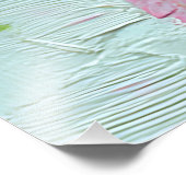 Surreal Woman Floral Eyes Petals Wind Wall Art フォトプリント (角)