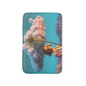 Surreal Woman with Palm Tree バスマット (正面縦)