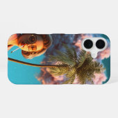 Surreal Woman with Palm Tree iPhone 16ケース (裏面横)