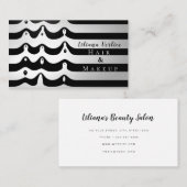 Surreal Zebra Printストライプ Business Card 名刺 (正面/裏面)