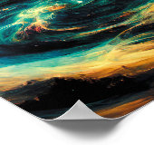 Surrealistic Art | A Galaxy Of Ocean ポスター (角)