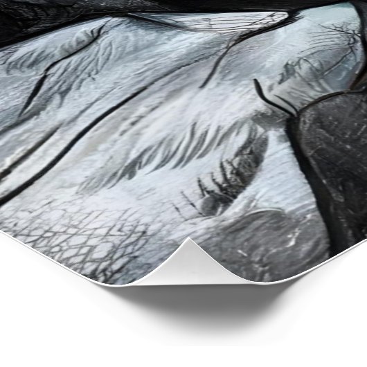 Surrealistisches Poster "Meer der Träume" ポスター (コーナー)