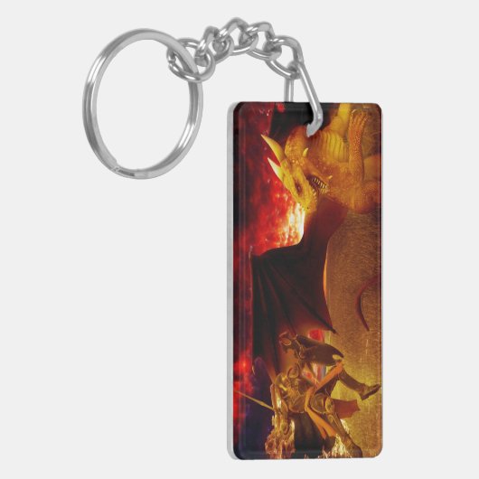 Surreality -ドラゴンKeychain キーホルダー (正面左)