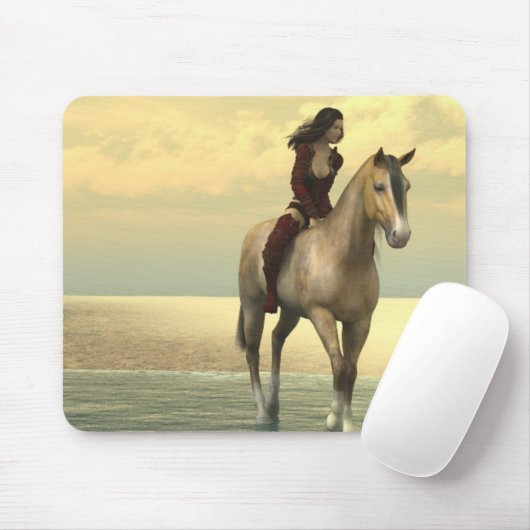 Surreality -馬の女の子 マウスパッド (マウス)