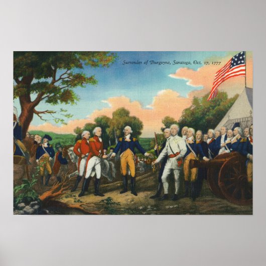 Surrender of Burgoyne ポスター (正面)