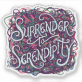Surrender to Serendipity シール (正面)