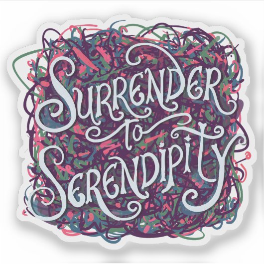 Surrender to Serendipity シール (正面)