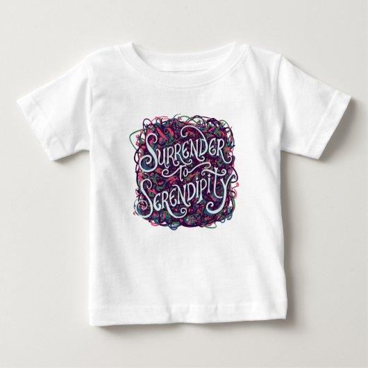 Surrender to Serendipity ベビーTシャツ (正面)