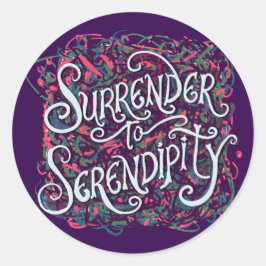 Surrender to Serendipity ラウンドシール
