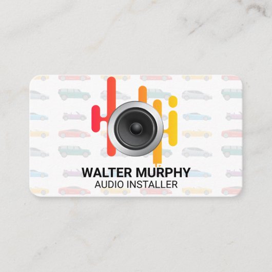 Surround Sound | Audio Speaker 名刺 (正面)