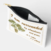 Surrounded by Abundance and Peace Canvas Bag アクセサリーポーチ (見開き)