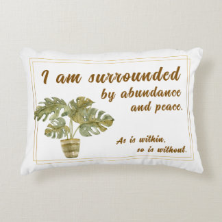 Surrounded by Abundance and Peace Canvas Bag アクセントクッション