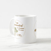 Surrounded by Abundance and Peace Coffee Cup コーヒーマグカップ (正面左)