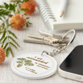 Surrounded by Abundance and Peace Keychain キーホルダー (正面右)