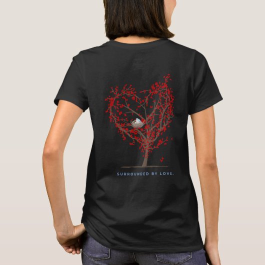 Surrounded by love tシャツ (裏面)