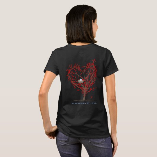 Surrounded by love tシャツ (裏面フル)