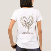 Surrounded by love tシャツ (裏面)