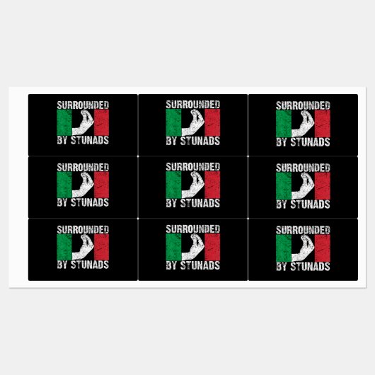 Surrounded by Stunads ラベル (シート)