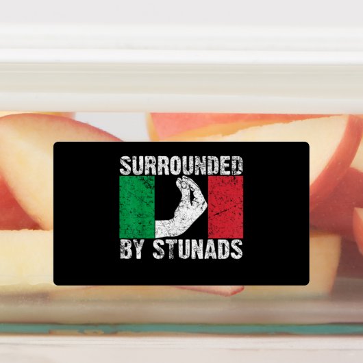 Surrounded by Stunads ラベル (貼付)