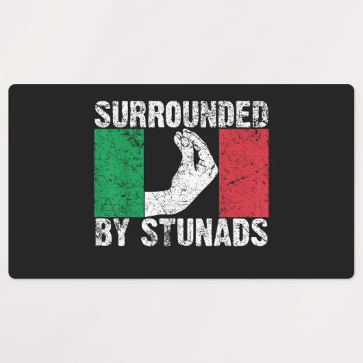 Surrounded by Stunads ラベル (デザイン2)