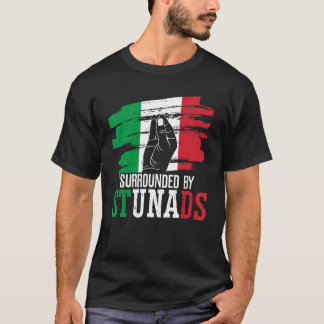 Surrounded By Stunads Europe Country Italy Italian Tシャツ