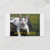 SURRY CO. SPCA、Valerie Delgado -採用COOR… 名刺 (裏面)