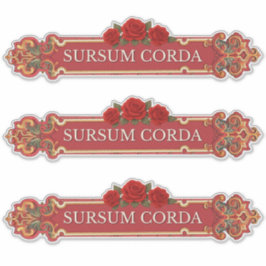 Sursum Corda Vintage Rose カトリック シール