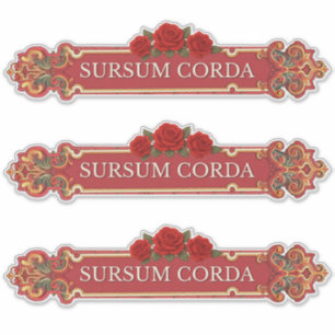 Sursum Corda Vintage Rose カトリック シール