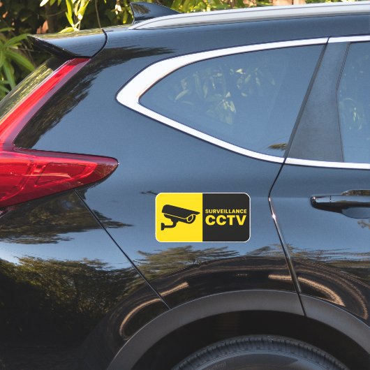 Surveillance CCTV Logo - Bullet Camera シール (車体側面)