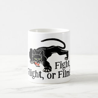 Survival instinct Fight, Flight, or Film? Choices コーヒーマグカップ
