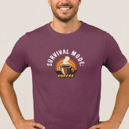 Survival Mode Coffee • Funny Coffee Lover Design トライブレンドＴシャツ