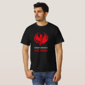 Survival Resilience Phoenix Warrior Symbol Tシャツ (正面フル)