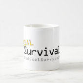 Survivalismの根本的なマグ コーヒーマグカップ (中央)