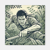 Survivalist Spirit マグネット (正面)