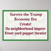 Survive Trump Economy Create! ポスター (正面)