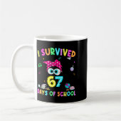 Survived 67 Days Of School Six Seven Meme Teachers コーヒーマグカップ (左)