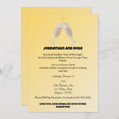 Survived another Year of Marriage 招待状 (正面/裏面)