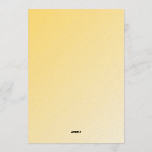 Survived another Year of Marriage 招待状 (裏面)