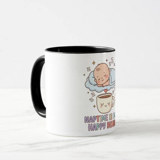 Survived Chaos Watercolor Mug マグカップ (正面左)