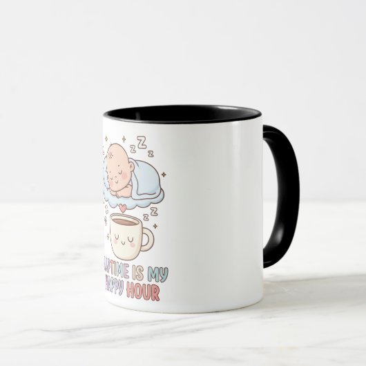 Survived Chaos Watercolor Mug マグカップ (正面右)