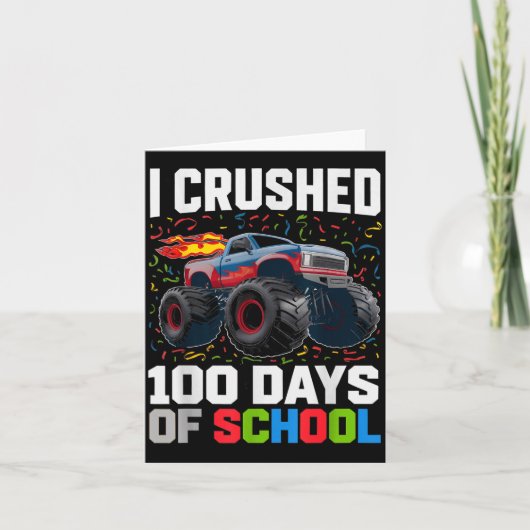 Survived I Crushed 100 Days School Monster 1st Gra カード (正面)